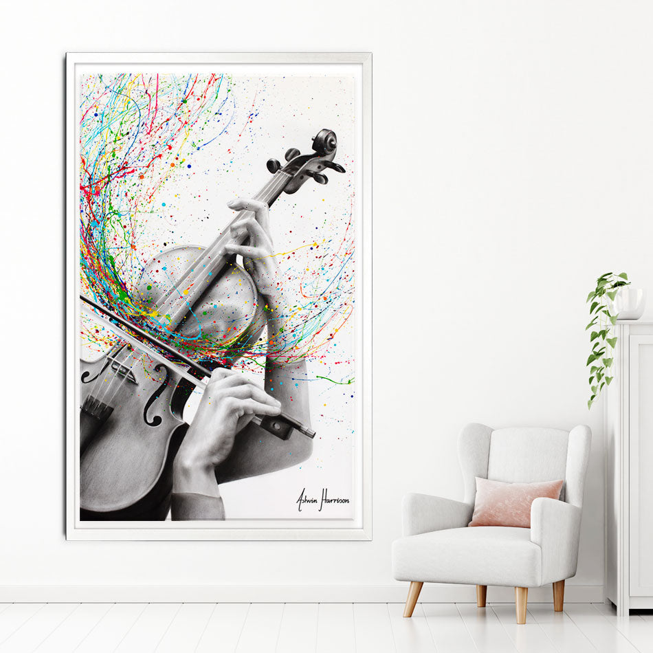 The Violin Solo Canvas Print