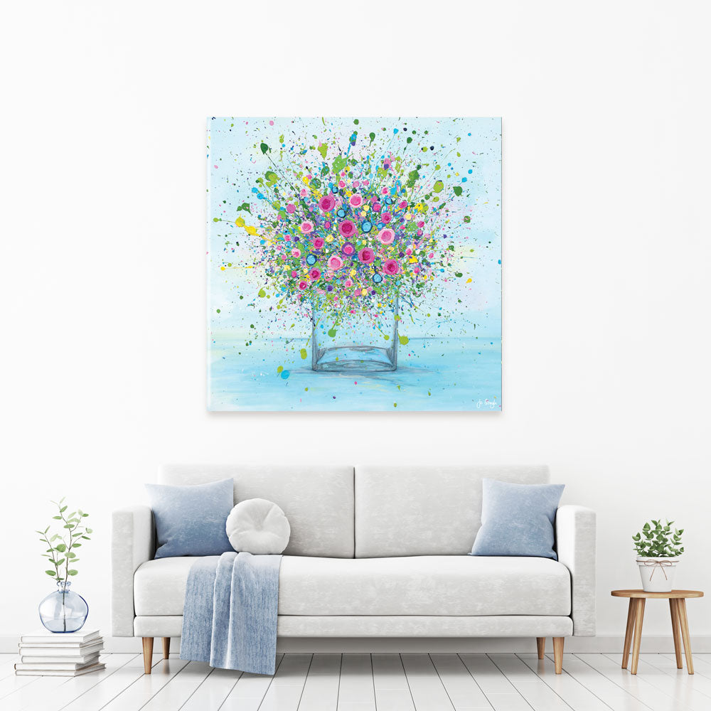 Thoughts Of You Canvas Print Thoughts Of You Canvas Print wall art product Jo Gough