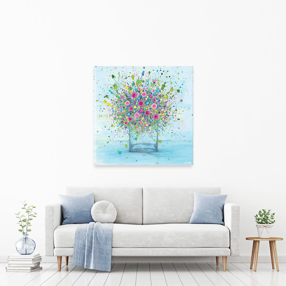 Thoughts Of You Canvas Print Thoughts Of You Canvas Print wall art product Jo Gough