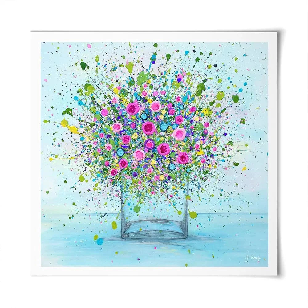 Thoughts Of You Square Art Print Thoughts Of You Square Art Print wall art product Jo Gough