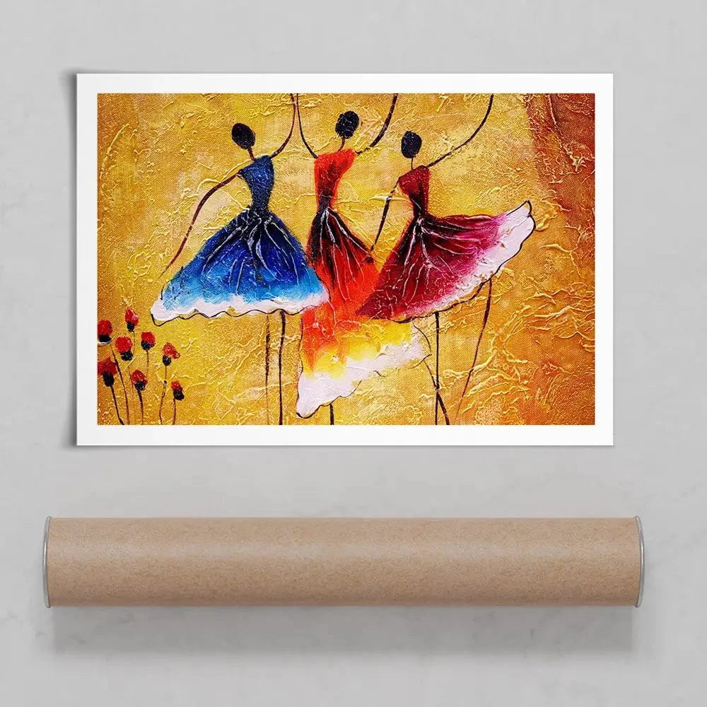 Three Dancing Ladies Art Print Three Dancing Ladies Art Print wall art product CYC / Shutterstock