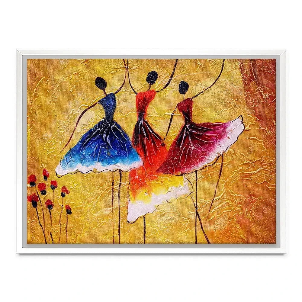 Three Dancing Ladies Canvas Print Three Dancing Ladies Canvas Print wall art product CYC / Shutterstock