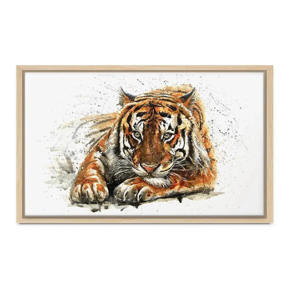 Tiger Paint Splash Canvas Print Tiger Paint Splash Canvas Print wall art product KOSTART / Shutterstock