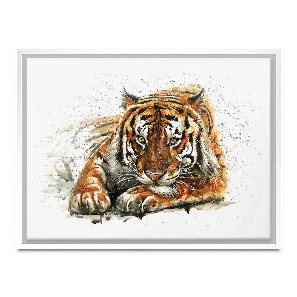 Tiger Paint Splash Canvas Print Tiger Paint Splash Canvas Print wall art product KOSTART / Shutterstock