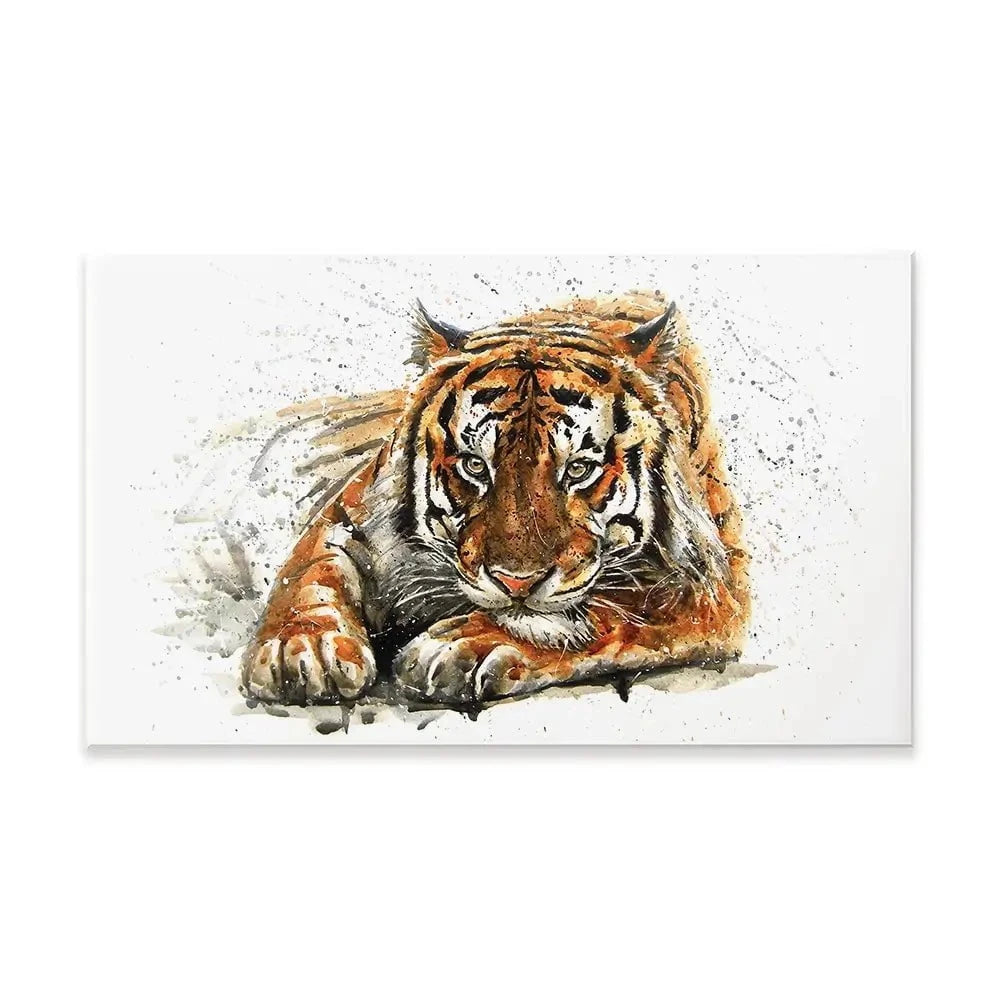 Tiger Paint Splash Canvas Print Tiger Paint Splash Canvas Print wall art product KOSTART / Shutterstock