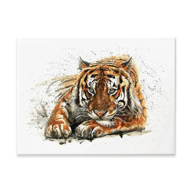 Tiger Paint Splash Canvas Print Tiger Paint Splash Canvas Print wall art product KOSTART / Shutterstock
