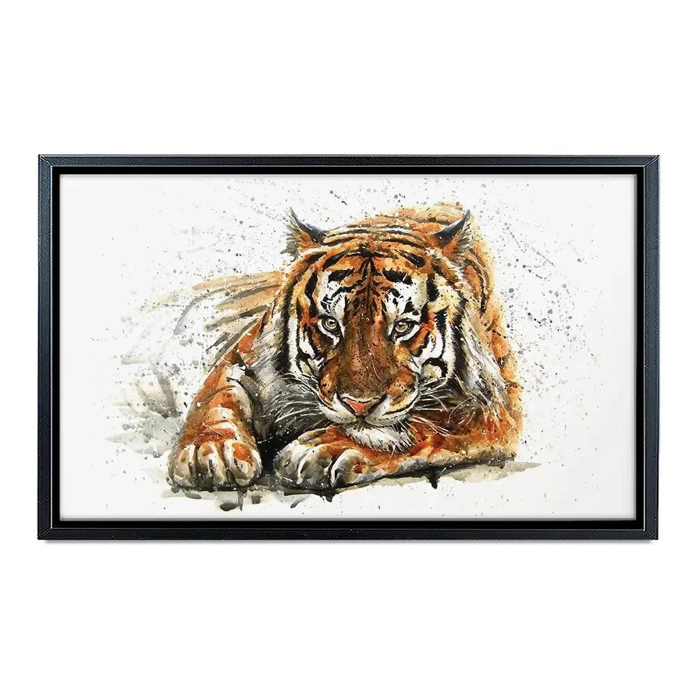 Tiger Paint Splash Canvas Print Tiger Paint Splash Canvas Print wall art product KOSTART / Shutterstock