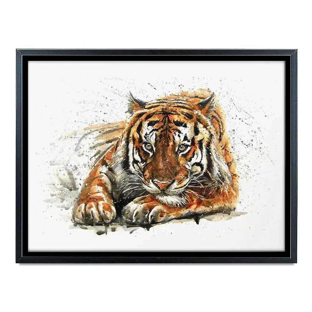 Tiger Paint Splash Canvas Print Tiger Paint Splash Canvas Print wall art product KOSTART / Shutterstock