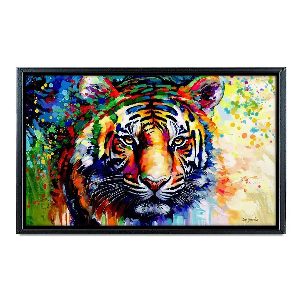 Tiger's Gaze Canvas Print Tiger's Gaze Canvas Print wall art product Leon Devenice