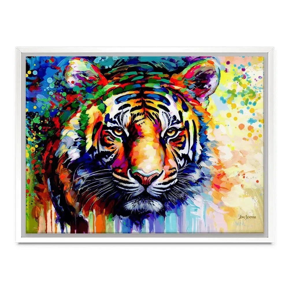 Tiger's Gaze Canvas Print Tiger's Gaze Canvas Print wall art product Leon Devenice