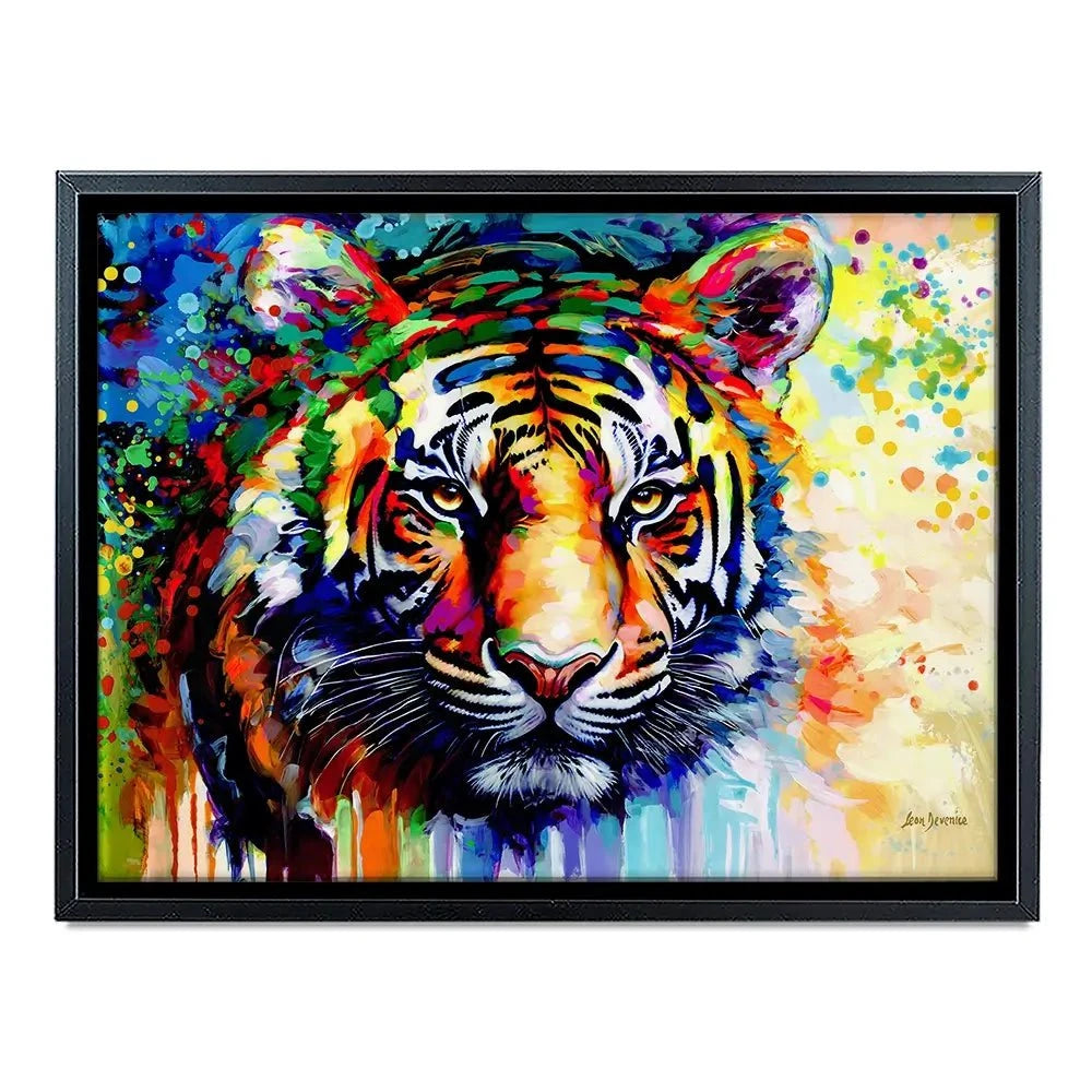 Tiger's Gaze Canvas Print Tiger's Gaze Canvas Print wall art product Leon Devenice