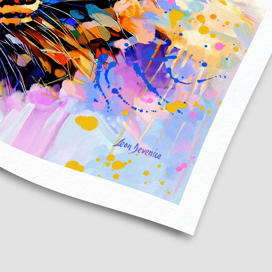 Tiger's Wild Wonder Art Print wall art product Leon Devenice