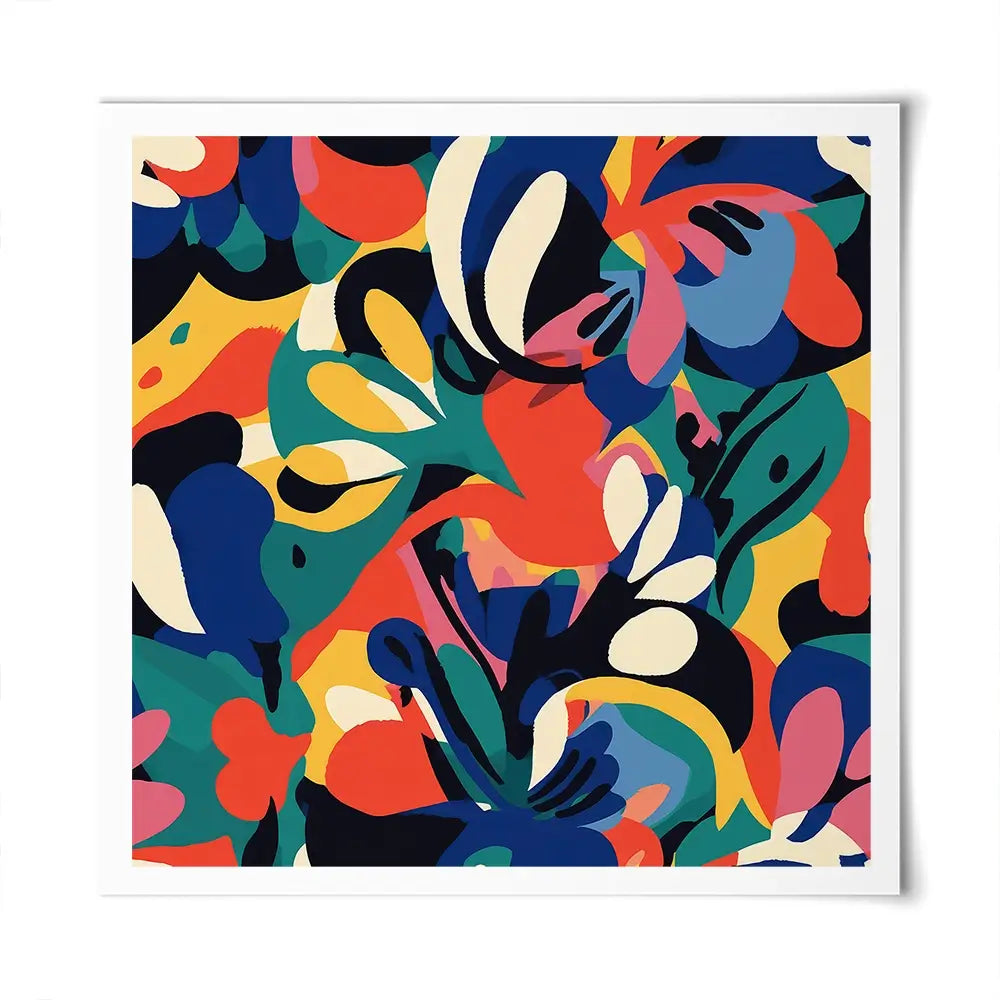 Tile 123 Square Art Print Tile 123 Square Art Print wall art product Treechild