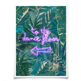 To The Dance Floor Art Print To The Dance Floor Art Print wall art product Sarah Manovski