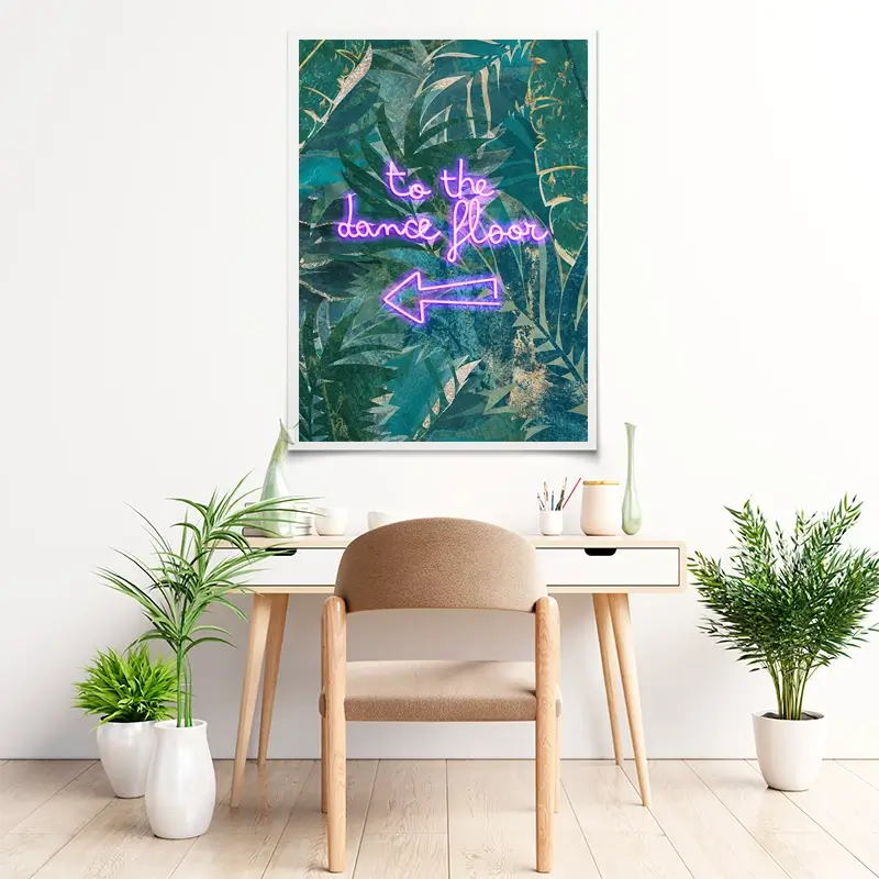 To The Dance Floor Art Print To The Dance Floor Art Print wall art product Sarah Manovski