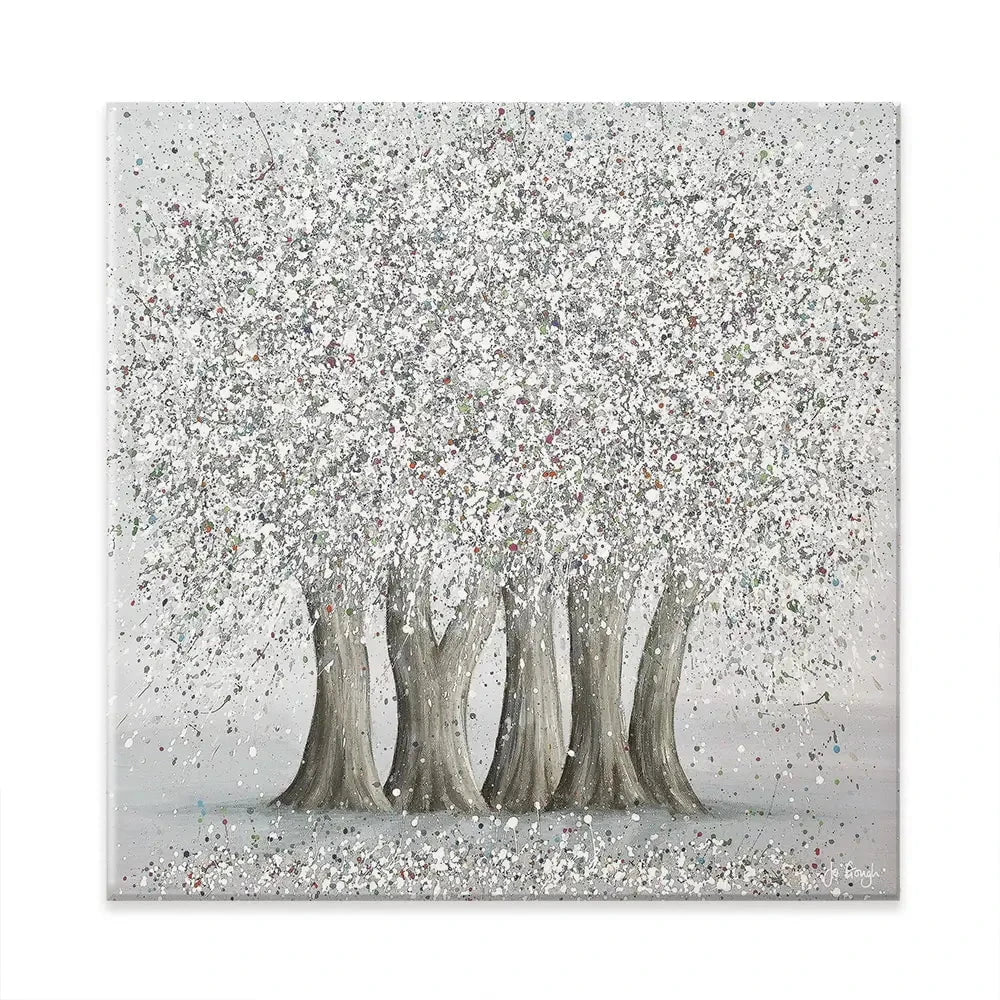 Together In Love Square Canvas Print Together In Love Square Canvas Print wall art product Jo Gough