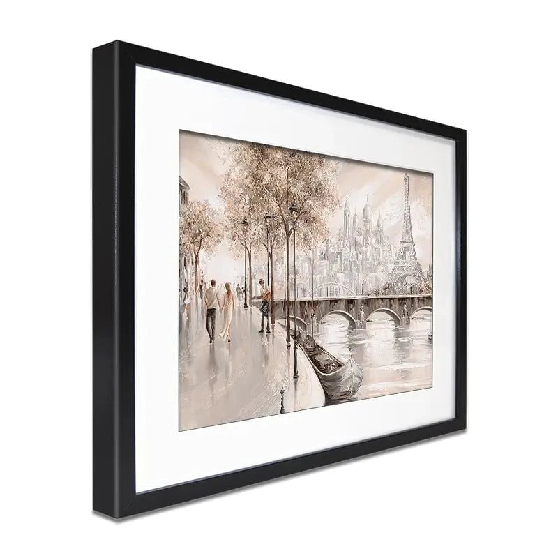 Together In Paris Framed Art Print Together In Paris Framed Art Print wall art product Isabella Karolewicz
