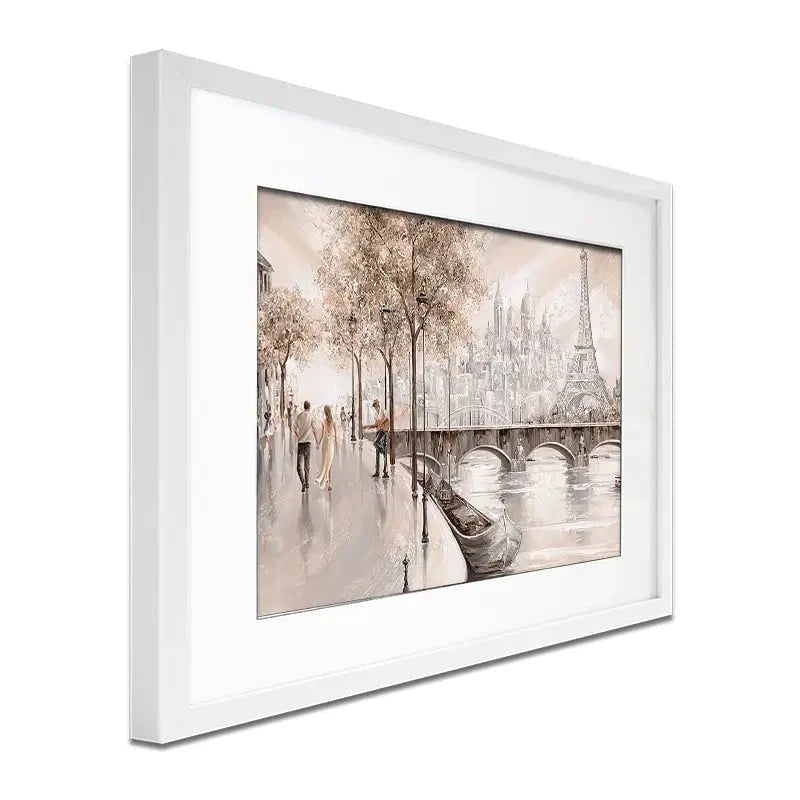 Together In Paris Framed Art Print Together In Paris Framed Art Print wall art product Isabella Karolewicz