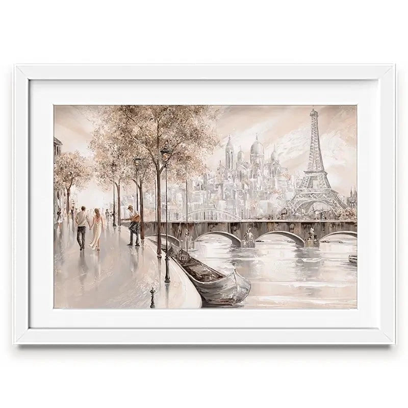 Together In Paris Framed Art Print Together In Paris Framed Art Print wall art product Isabella Karolewicz