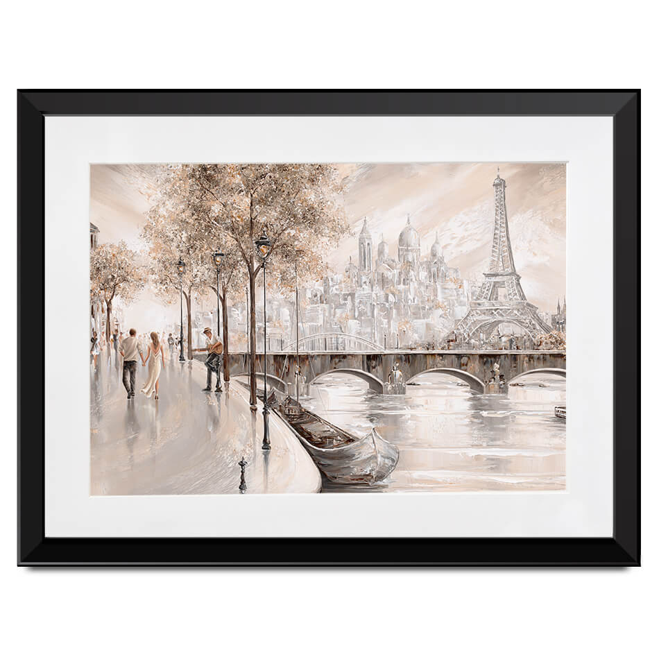 Together In Paris Framed Art Print Together In Paris Framed Art Print wall art product Isabella Karolewicz