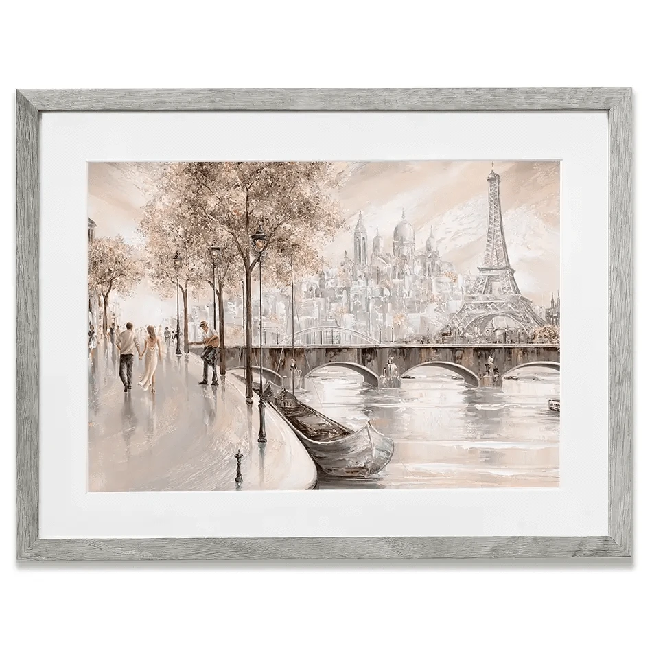 Together In Paris Framed Art Print Together In Paris Framed Art Print wall art product Isabella Karolewicz