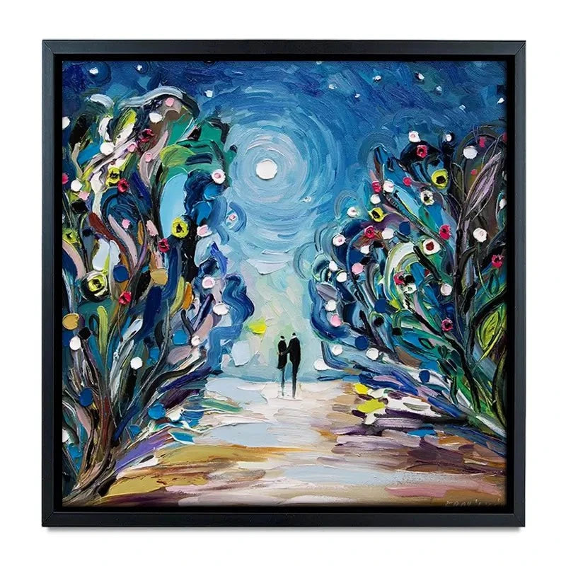 Together Under The Stars Canvas Print Together Under The Stars Canvas Print wall art product Ekaterina Ermilkina