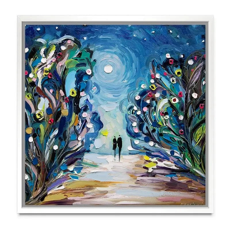 Together Under The Stars Canvas Print Together Under The Stars Canvas Print wall art product Ekaterina Ermilkina