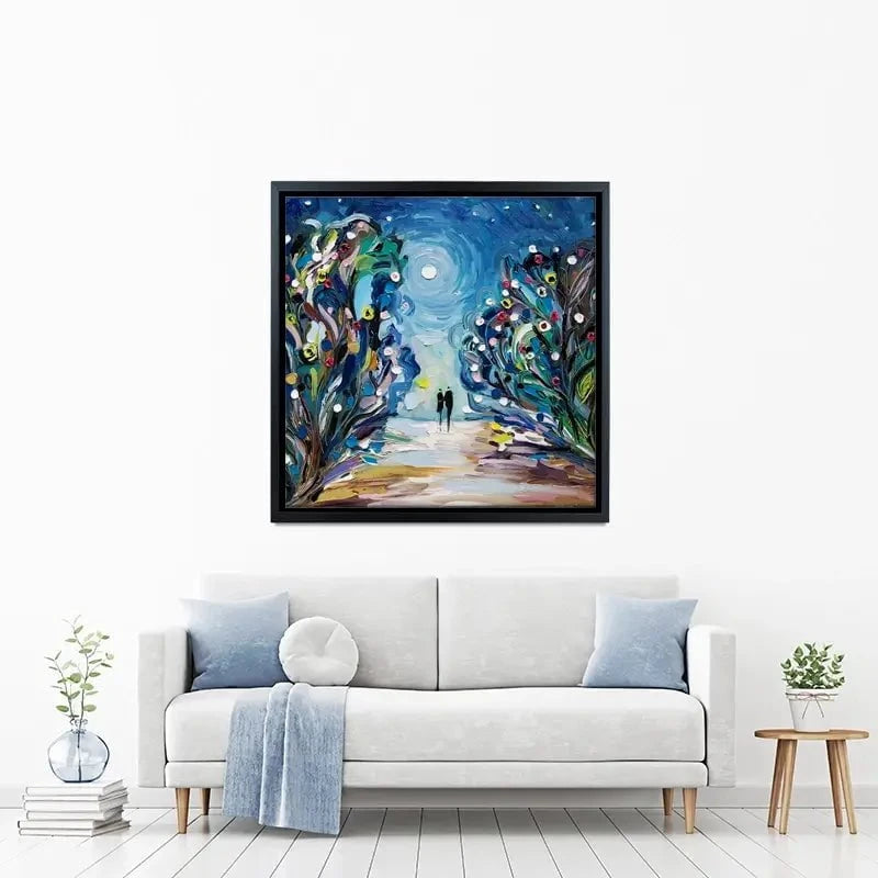 Together Under The Stars Canvas Print Together Under The Stars Canvas Print wall art product Ekaterina Ermilkina