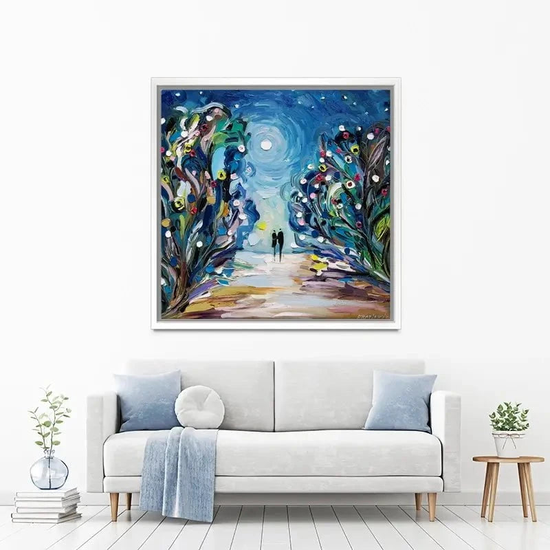 Together Under The Stars Canvas Print Together Under The Stars Canvas Print wall art product Ekaterina Ermilkina