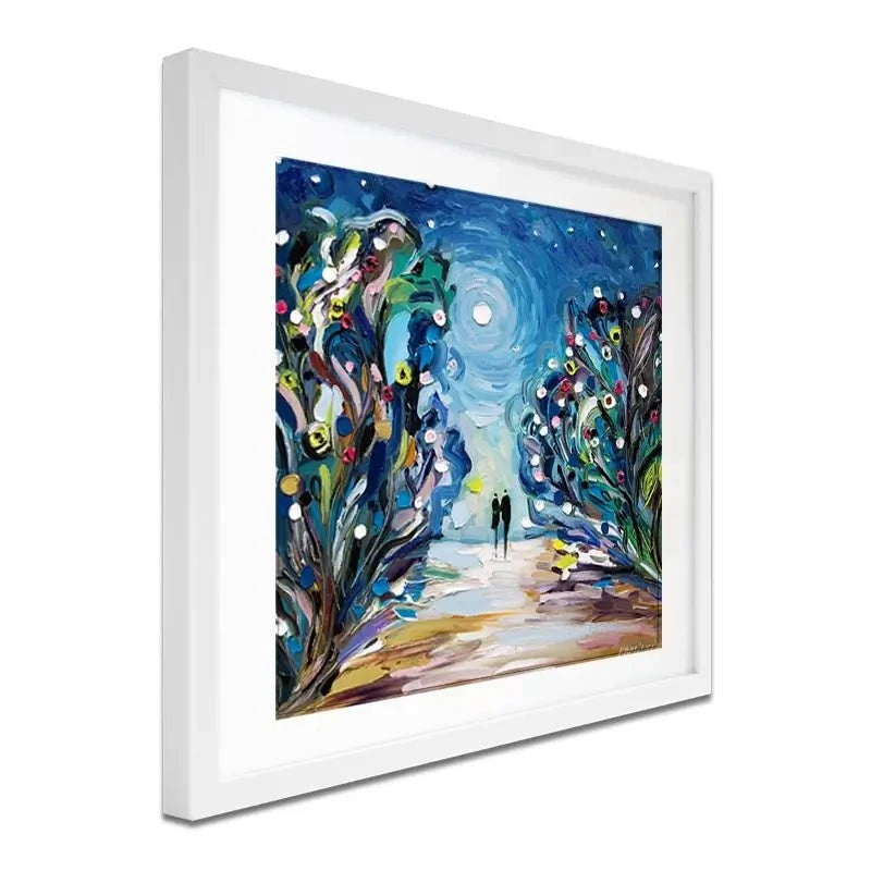 Together Under The Stars Framed Art Print Together Under The Stars Framed Art Print wall art product Ekaterina Ermilkina