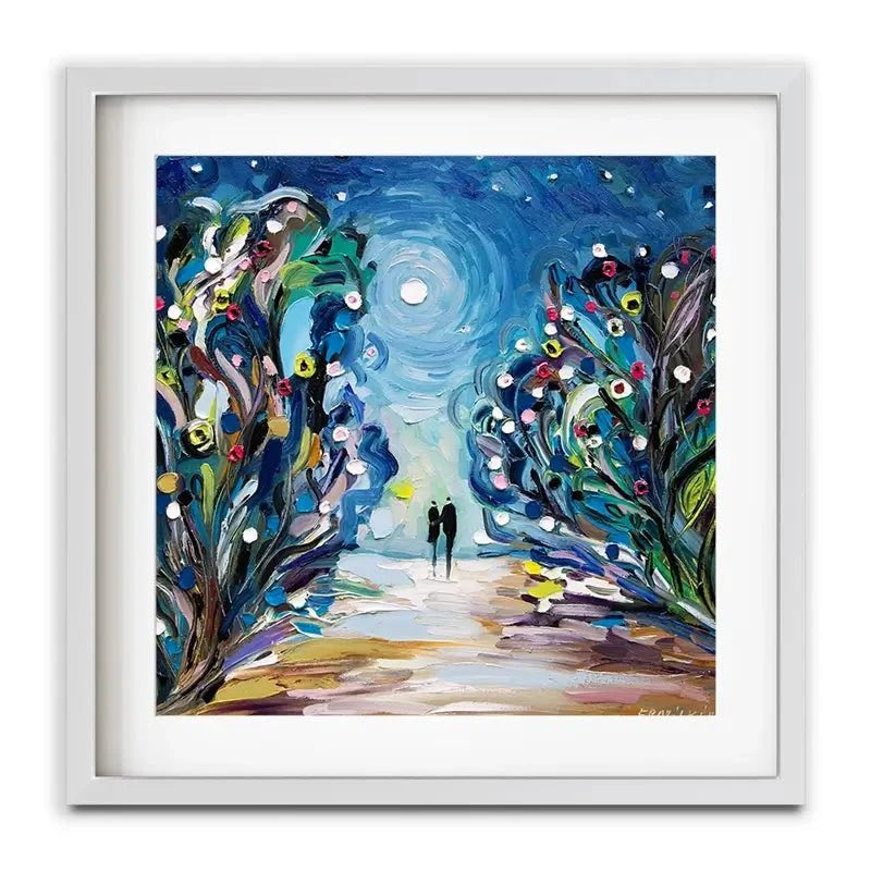Together Under The Stars Framed Art Print Together Under The Stars Framed Art Print wall art product Ekaterina Ermilkina