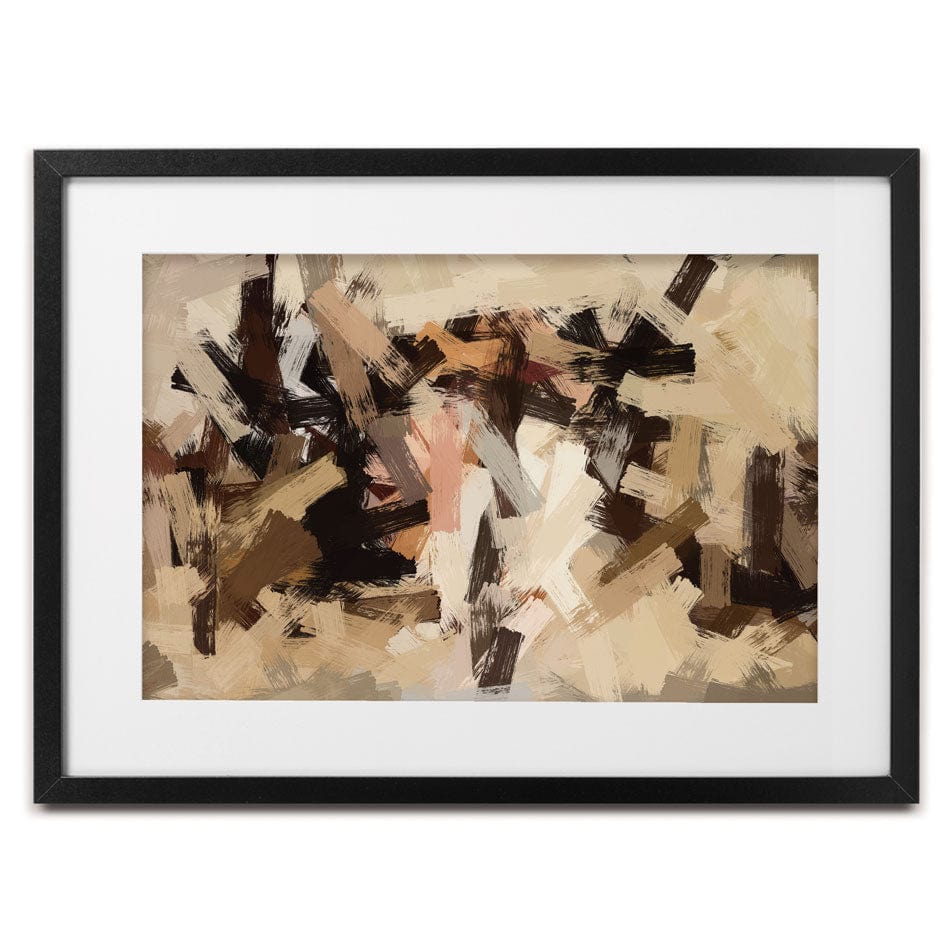 Tones Of Brown Framed Art Print wall art product DigitalArtD / Shutterstock