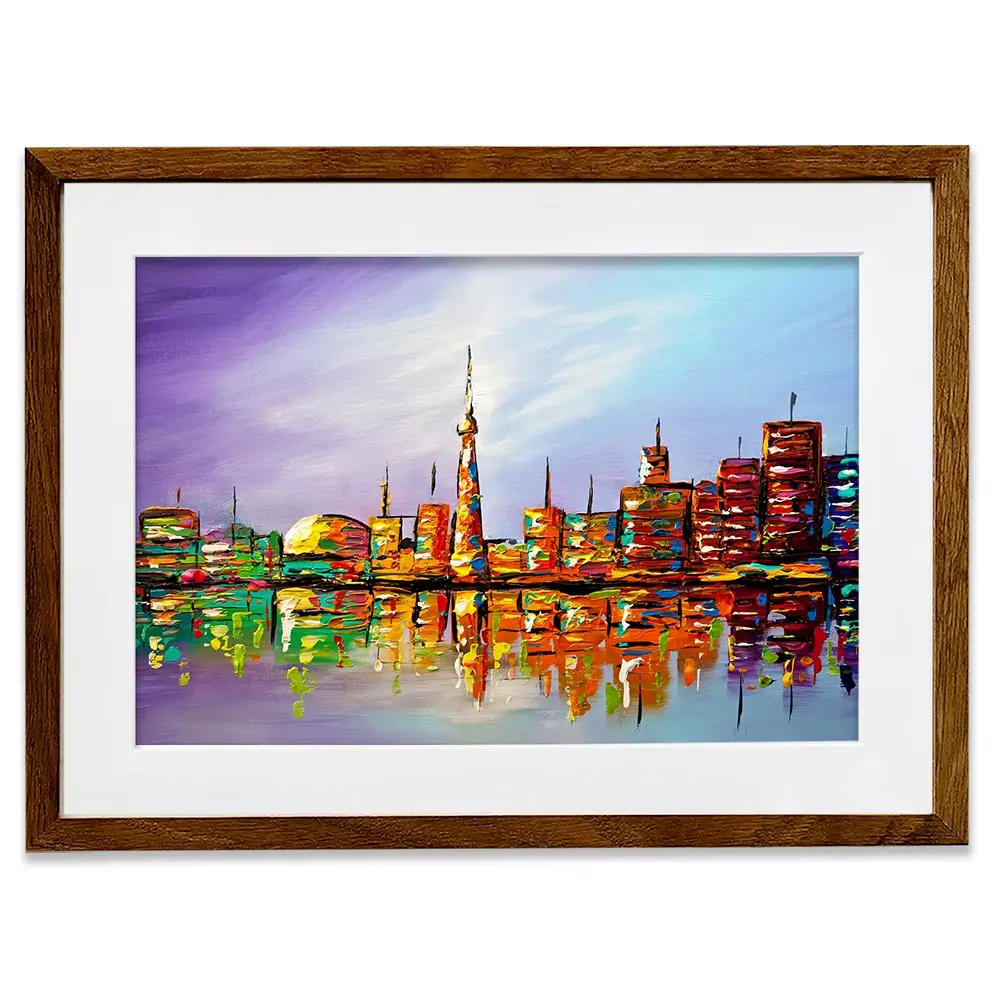 Toronto Framed Art Print Toronto Framed Art Print wall art product Osnat Tzadok