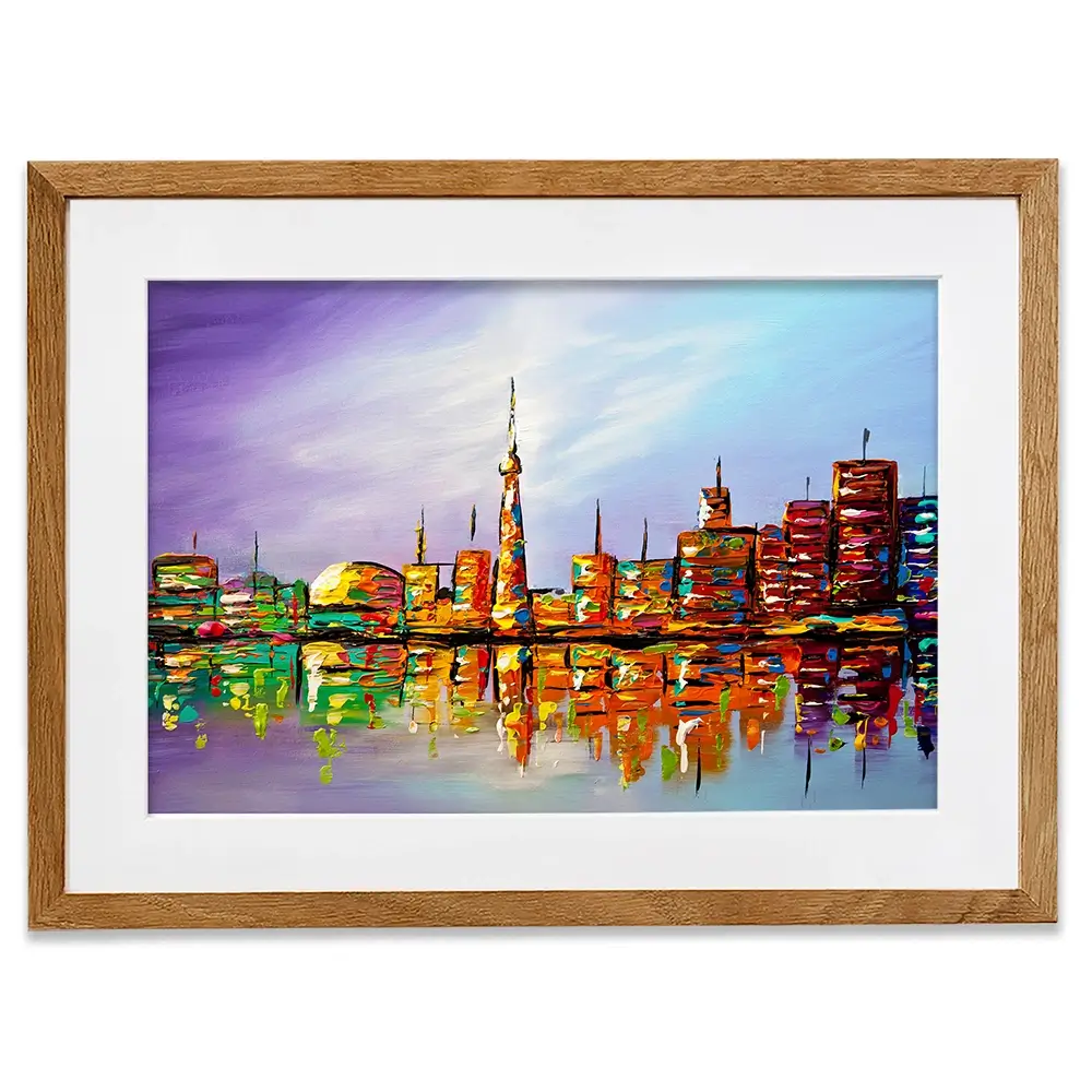 Toronto Framed Art Print Toronto Framed Art Print wall art product Osnat Tzadok