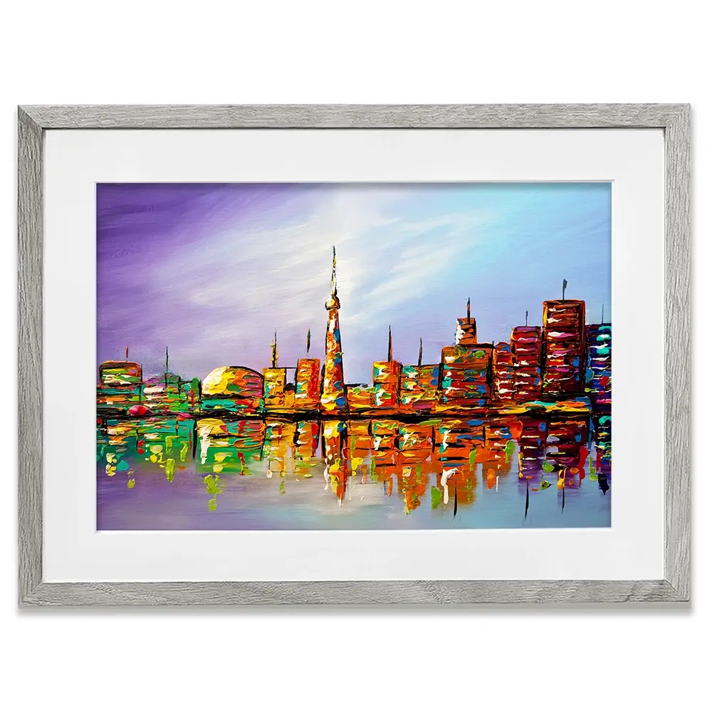 Toronto Framed Art Print Toronto Framed Art Print wall art product Osnat Tzadok