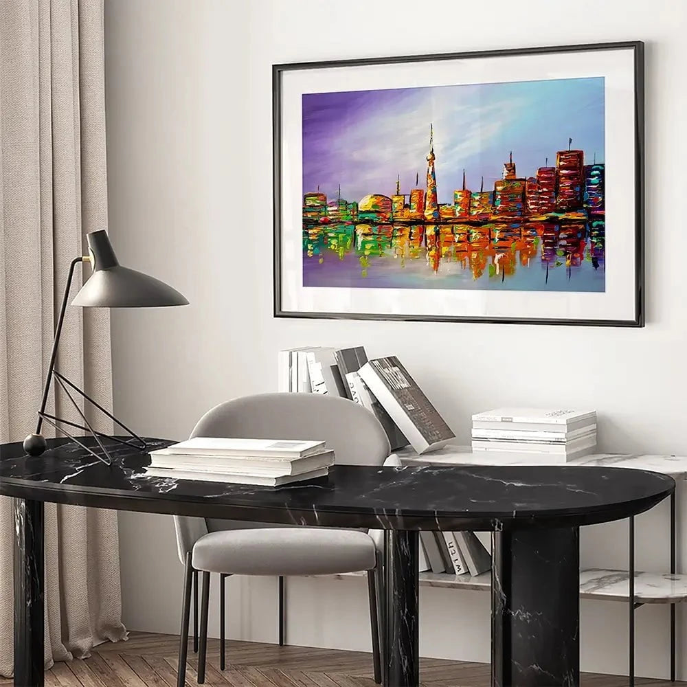 Toronto Framed Art Print Toronto Framed Art Print wall art product Osnat Tzadok