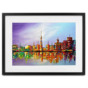 Toronto Framed Art Print Toronto Framed Art Print wall art product Osnat Tzadok