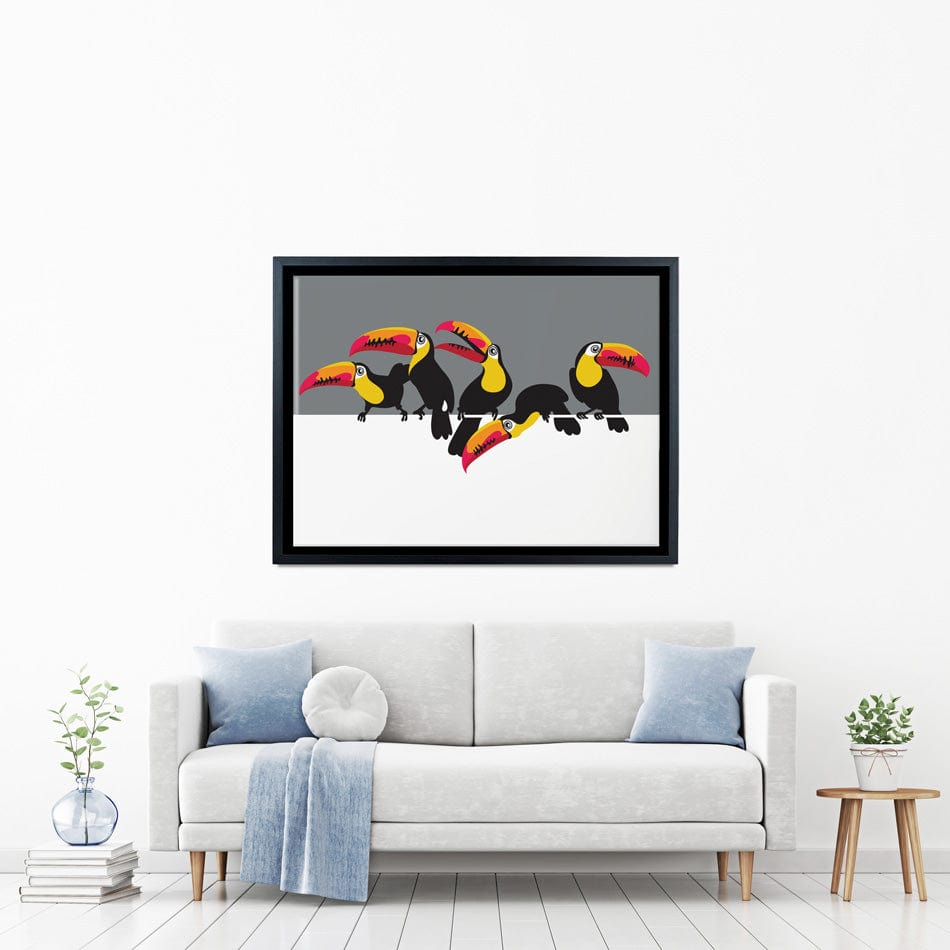 Toucan Party Canvas Print wall art product Afishka / Shutterstock