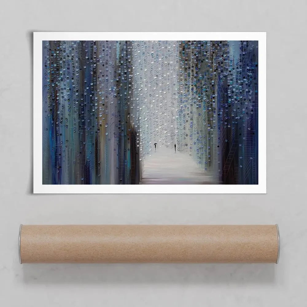 Touch Of The Rain Art Print Touch Of The Rain Art Print wall art product Ekaterina Ermilkina