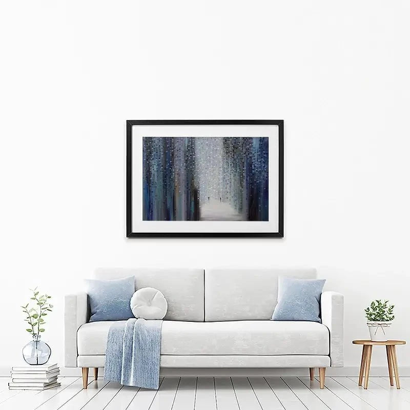 Touch Of The Rain Framed Art Print Touch Of The Rain Framed Art Print wall art product Ekaterina Ermilkina