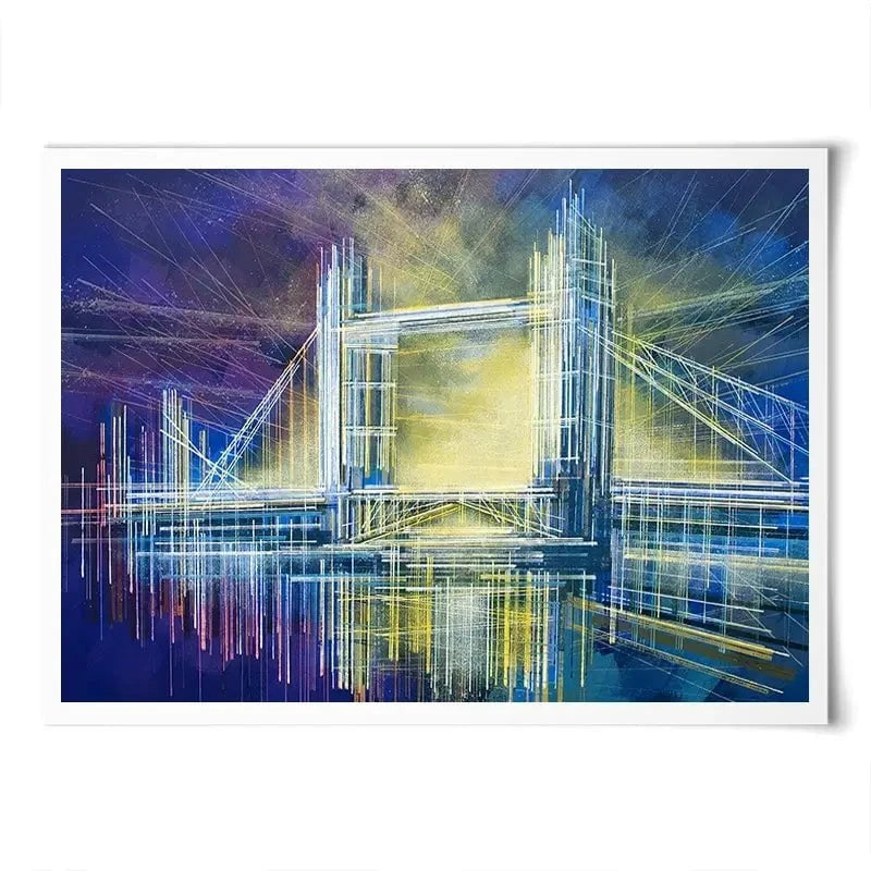 Tower Bridge At Midnight Art Print Tower Bridge At Midnight Art Print wall art product Marc Todd - Independent