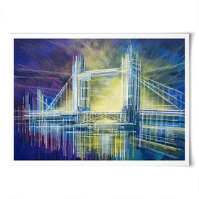 Tower Bridge At Midnight Art Print Tower Bridge At Midnight Art Print wall art product Marc Todd - Independent
