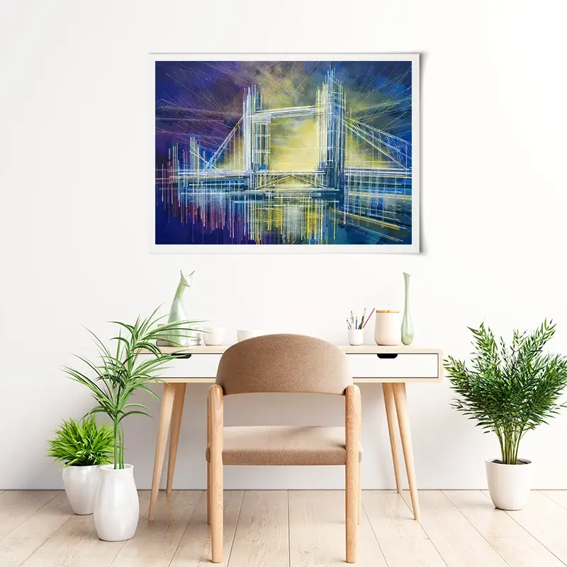 Tower Bridge At Midnight Art Print Tower Bridge At Midnight Art Print wall art product Marc Todd - Independent