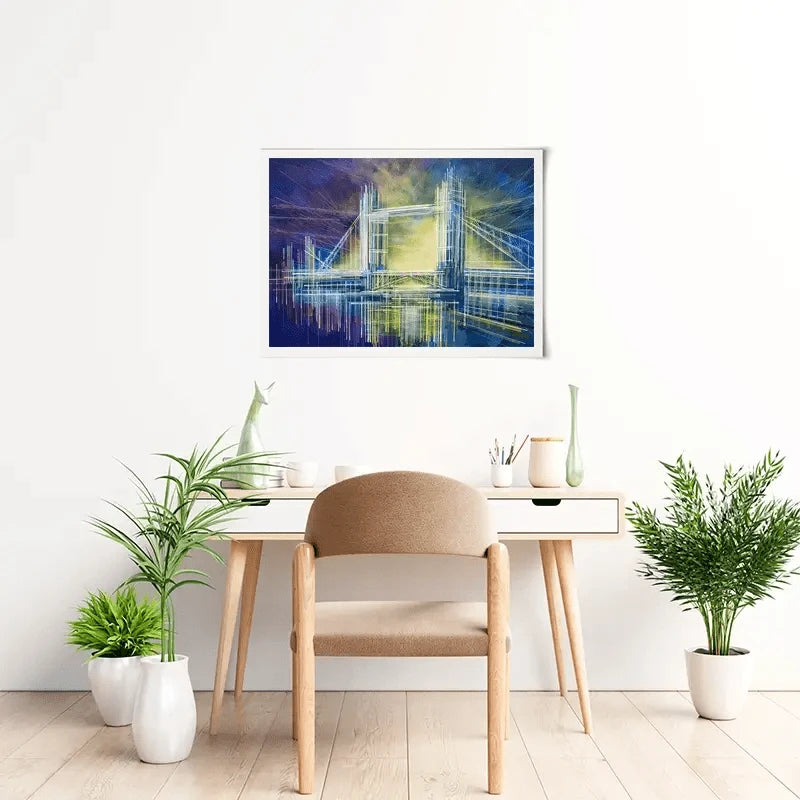 Tower Bridge At Midnight Art Print Tower Bridge At Midnight Art Print wall art product Marc Todd - Independent