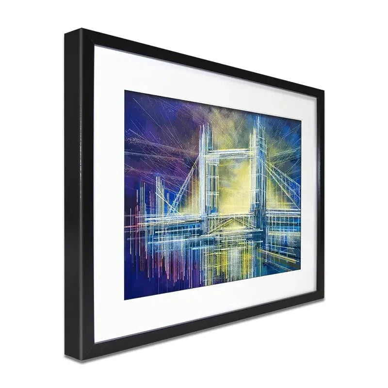 Tower Bridge At Midnight Framed Art Print Tower Bridge At Midnight Framed Art Print wall art product Marc Todd - Independent