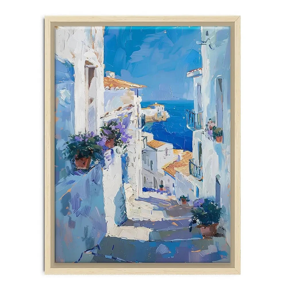 Town On The Coast Canvas Print Town On The Coast Canvas Print wall art product Elena Avanesova