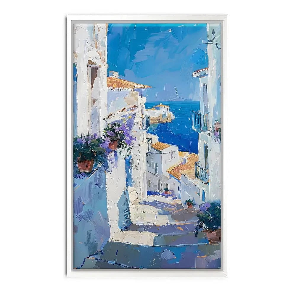 Town On The Coast Canvas Print Town On The Coast Canvas Print wall art product Elena Avanesova