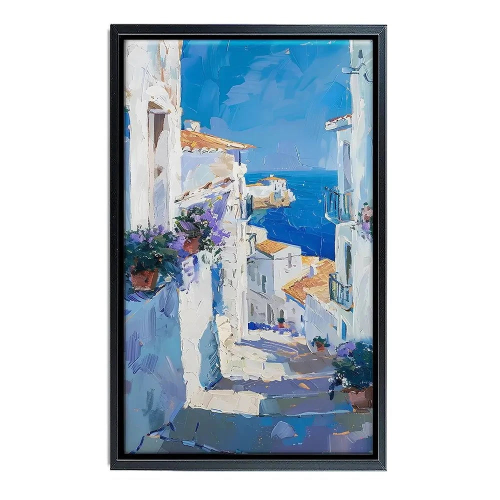 Town On The Coast Canvas Print Town On The Coast Canvas Print wall art product Elena Avanesova