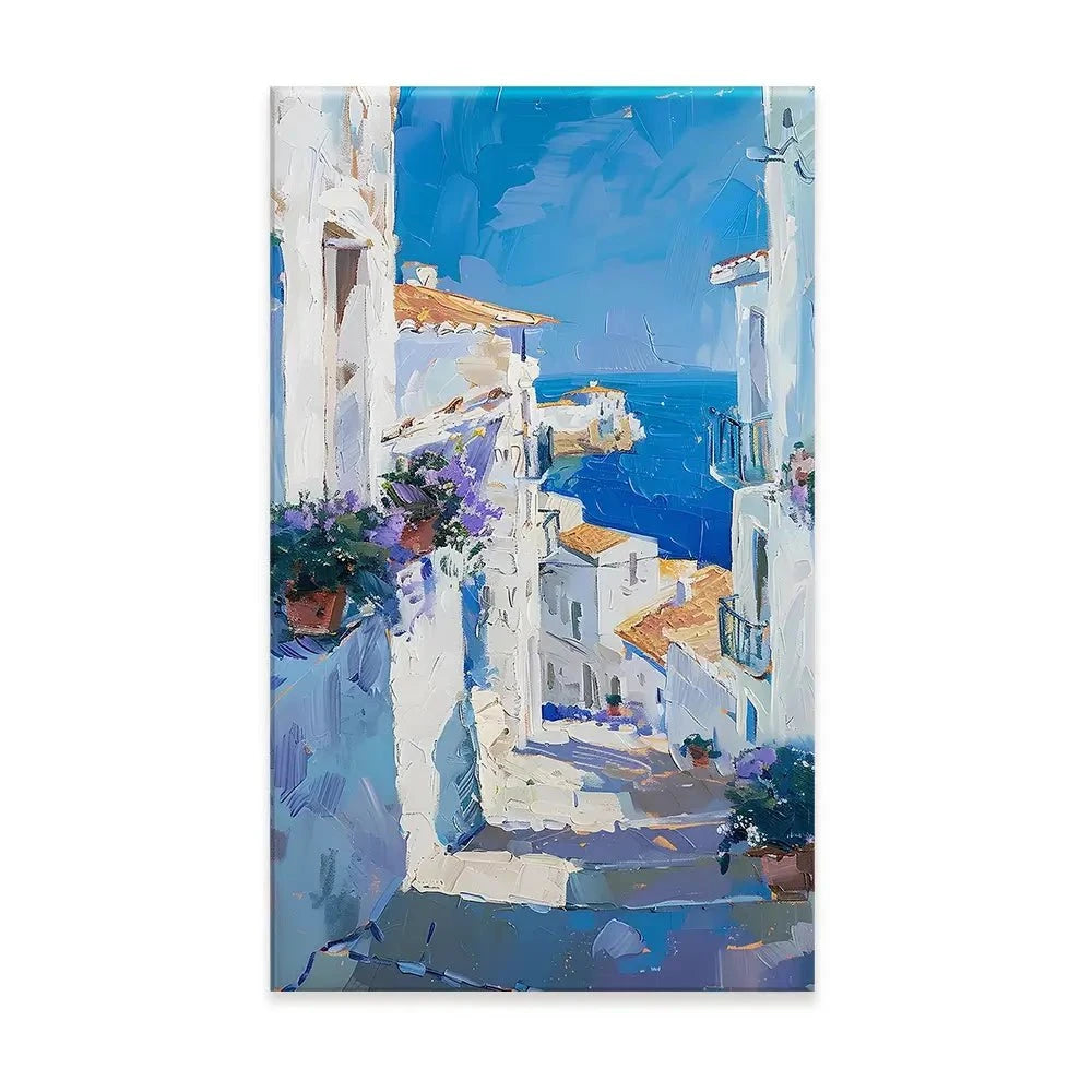 Town On The Coast Canvas Print Town On The Coast Canvas Print wall art product Elena Avanesova