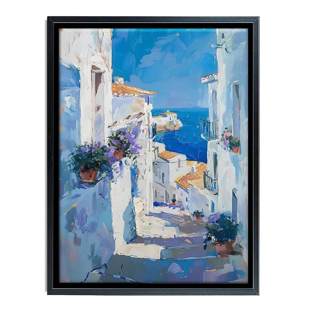 Town On The Coast Canvas Print Town On The Coast Canvas Print wall art product Elena Avanesova